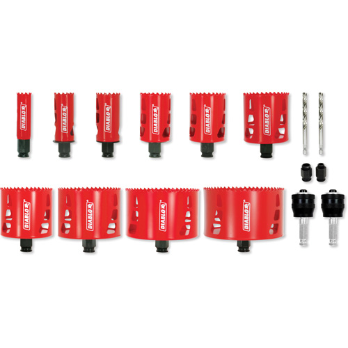 Electrician's Bi-Metal Hole Saw Set, 16 Pieces Mukwa Safety Services