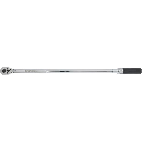 Micrometer Torque Wrench, Click, 3/4" Square Drive, 100 - 600 ft-lbs./152.6 - 830.6 N.m Mukwa Safety Services