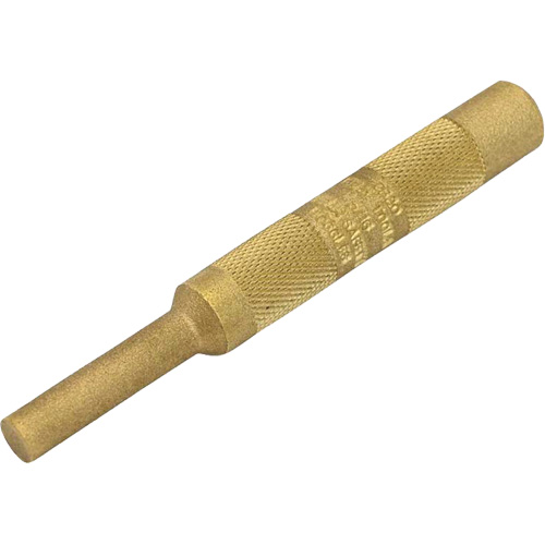Brass Pin Punch, 5/16" Dia. x 4" L Mukwa Safety Services