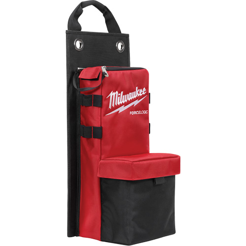 Sac pour sertisseur/coupe-c&acirc;bles polyvalent, Nylon, 2 pochettes, Noir/Rouge Mukwa Safety Services