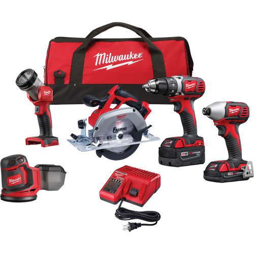 M18 5-Tool Combo Kit, Lithium-Ion, 18 V Mukwa Safety Services