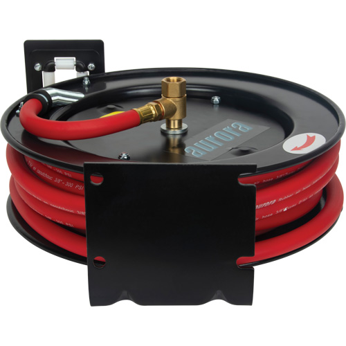Hose Reel, Air/Water, 3/8" x 35', Single Hose, 300 psi Mukwa Safety Services