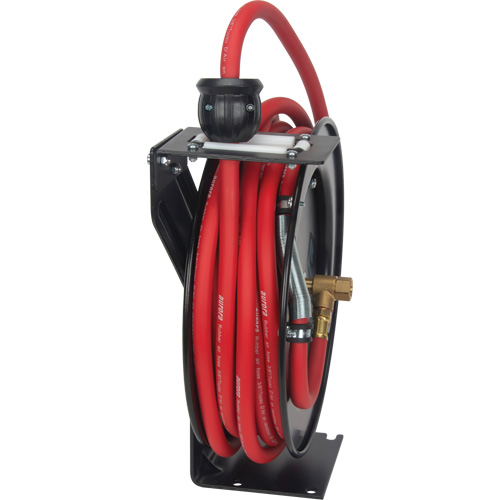 Hose Reel, Air/Water, 3/8" x 35', Single Hose, 300 psi Mukwa Safety Services