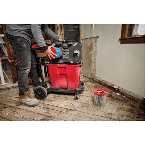 Filtre grand format &agrave; haute efficacit&eacute; pour aspirateur sec/humide, Cartouche, Pour 12 gal. US/9 gal. US/6 gal. US Mukwa Safety Services