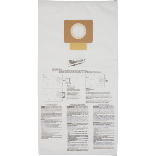 Fleece Dust Bags, 9 US gal. Mukwa Safety Services