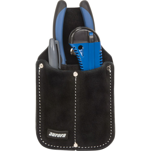 Poche utilitaire, Porte-couteau, Cuir, 3 Poches Mukwa Safety Services