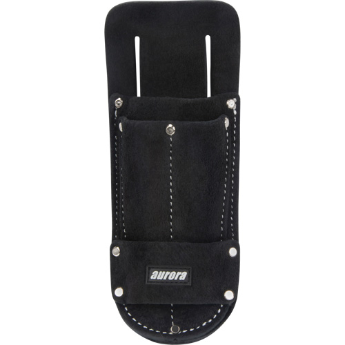 Tool Pouch, Plier Holder, Leather, 3 Pockets Mukwa Safety Services