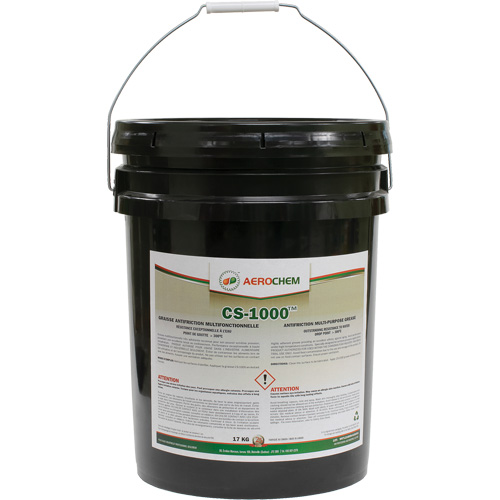 Graisse collante et polyvalente Aerochem CS-1000, 17 kg, Seau Mukwa Safety Services