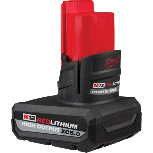 M12 Redlithium High Output XC5.0 Battery Pack, Lithium-Ion, 12 V, 5 Ah Mukwa Safety Services