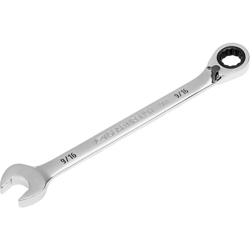 Wrench Set, 12 Point, 9/16", Chrome Finish Mukwa Safety Services