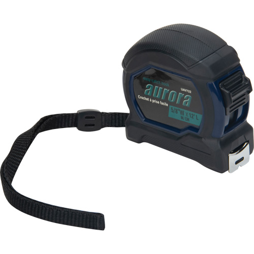 Tape Measure, 5/8" x 12', Imperial & Metric Graduations Mukwa Safety Services