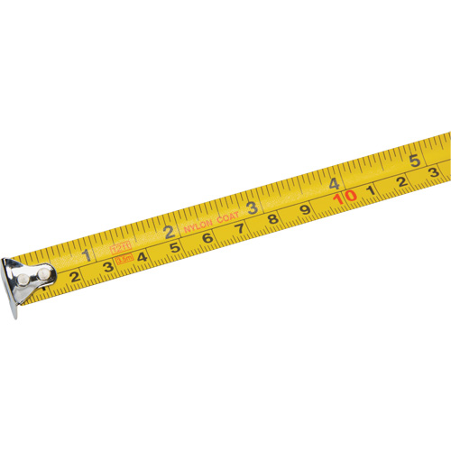 Tape Measure, 5/8" x 12', Imperial & Metric Graduations Mukwa Safety Services