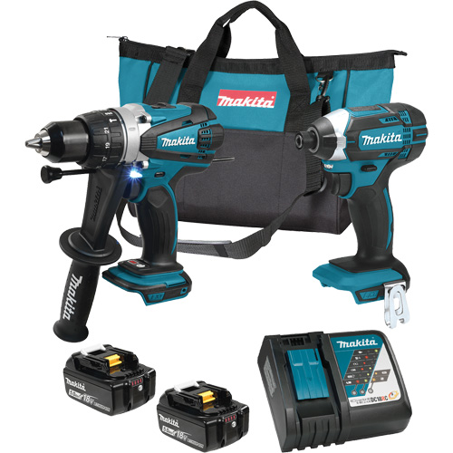 Trousse de 2 outils sans fil LXT avec moteurs sans balai, Lithium-ion, 18 V Mukwa Safety Services