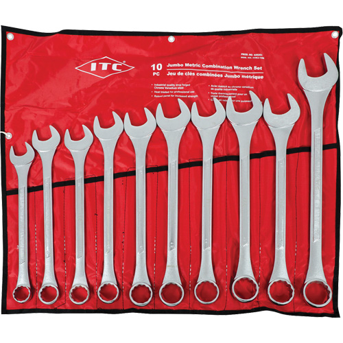 ICWJ-10M Jeu de cl&eacute; grand format, Combinaison, 10 morceaux, M&eacute;trique Mukwa Safety Services
