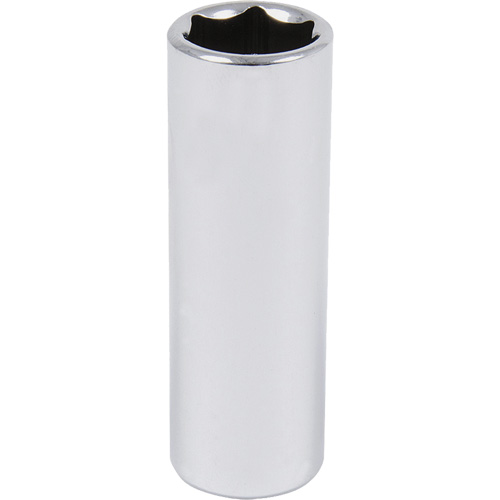 Douille chrom&eacute;e, 1-1/8", Prise 1/2", 6 pans, Profond Mukwa Safety Services
