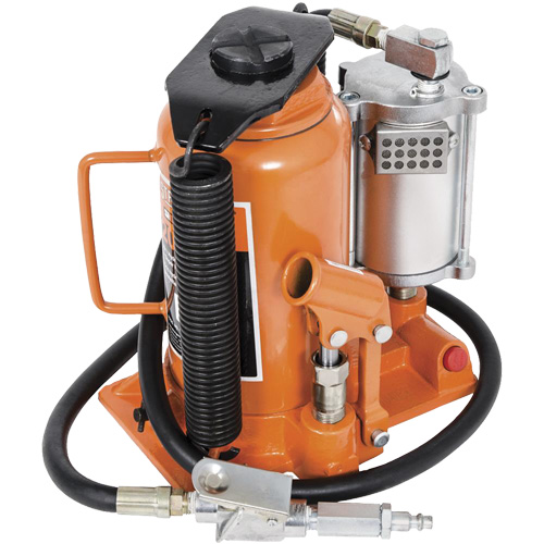 Cric-bouteille super robuste, 20 tonne(s), Air comprim&eacute;/hydraulique, 20" Hauteur &eacute;lev&eacute;e Mukwa Safety Services