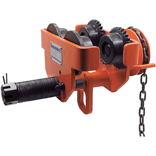 SGT Series Heavy-Duty Geared Trolley, 10000 lbs. (5 tons) Capacity, 4-1/2" - 8-1/32" Mukwa Safety Services