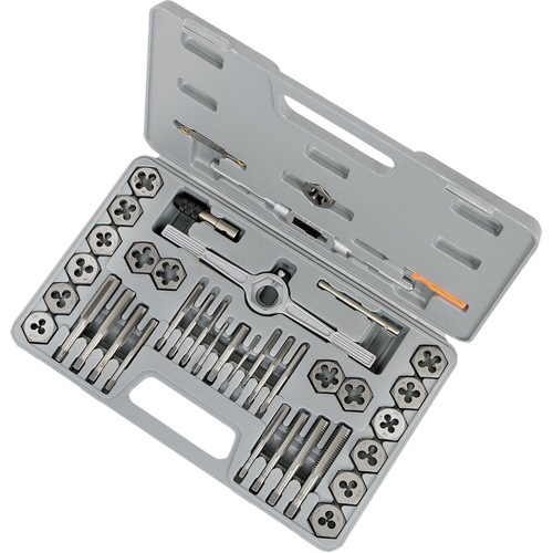 TD40A Premium SAE Alloy Tap & Die Set, 40 Pieces Mukwa Safety Services
