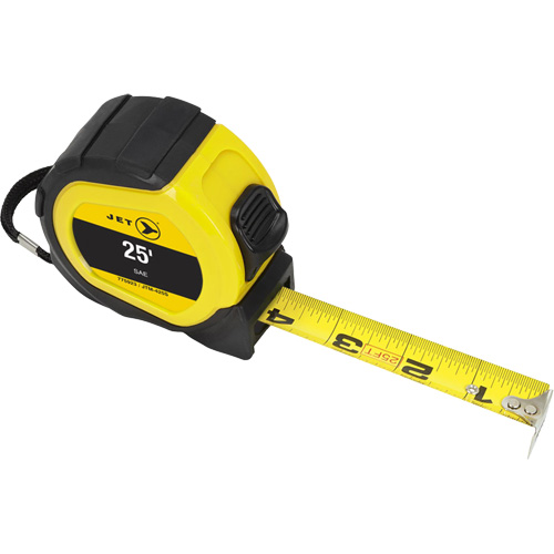 JTM-425S Ruban &agrave; mesurer, 1" x 25', Marques de goujon M&eacute;trique & imp&eacute;rial Mukwa Safety Services