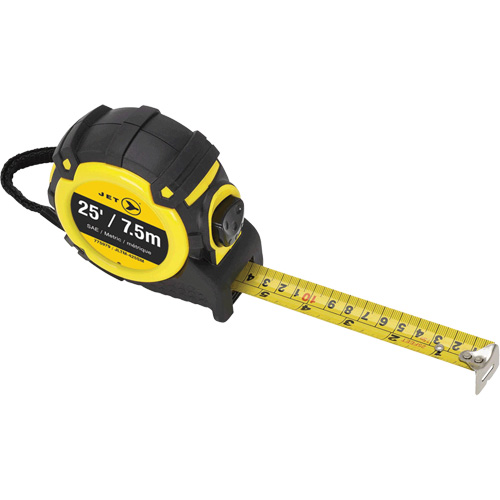 JLTM-425SM Ruban &agrave; mesurer, 1" x 25', Marques de goujon M&eacute;trique & imp&eacute;rial Mukwa Safety Services