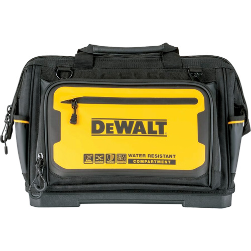 16” PRO Open Mouth Tool Bag, 31 Pockets, Black/Yellow Mukwa Safety Services