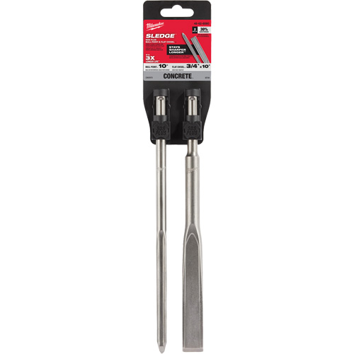 SDS PLUS Sledge Bull Point & Flat Chisel Set Mukwa Safety Services