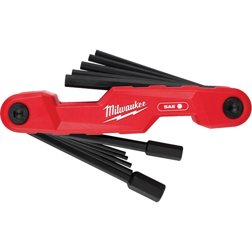 Electrician's SAE Folding Hex Key Set, 11 Pcs., Imperial Mukwa Safety Services