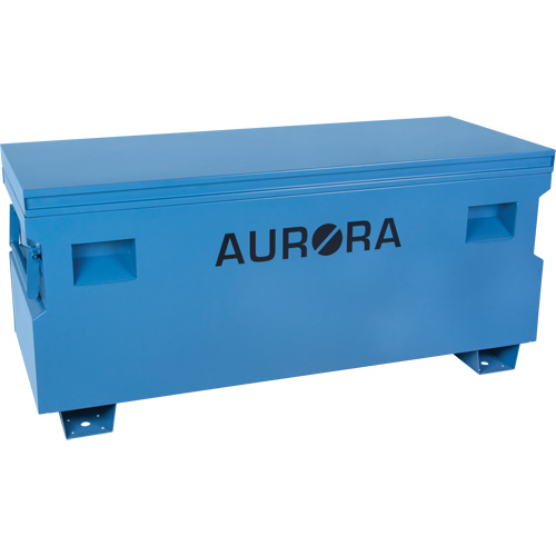 Jobsite Tool Box, 60" x 24" x 27-1/2", Steel, Blue Mukwa Safety Services