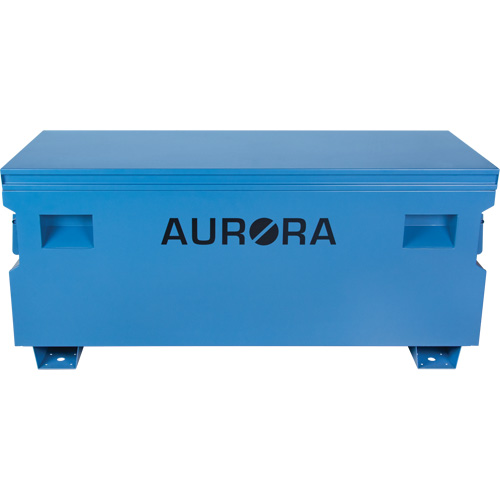 Jobsite Tool Box, 60" x 24" x 27-1/2", Steel, Blue Mukwa Safety Services