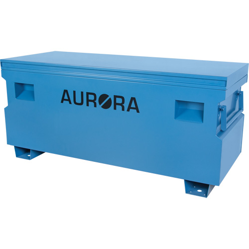 Jobsite Tool Box, 60" x 24" x 27-1/2", Steel, Blue Mukwa Safety Services