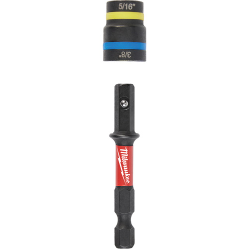 Shockwave Impact Duty Quik-Clear 2-in-1 Nut Driver, 5/16"/3/8" Drive, 2-1/2" L, Magnetic Mukwa Safety Services