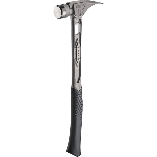 Marteau de charpente en titane lisse TIBONE, 15 oz, Prise en Acier plein, 17-17/50" lo Mukwa Safety Services