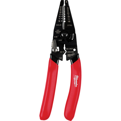 Multi-Purpose Dipped Grip Wire Stripper & Cutter with Reinforced Head Mukwa Safety Services