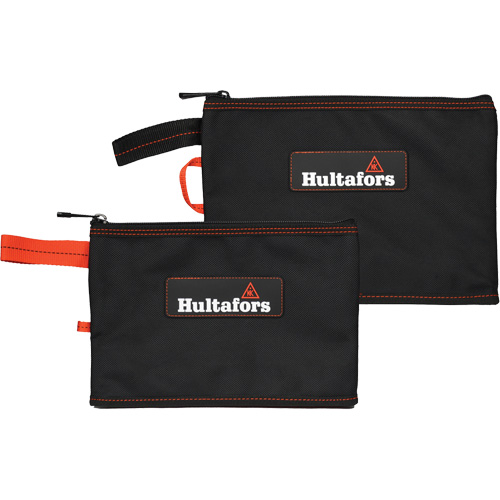 Multi-Purpose Zippered Bag, Ballistic Polyester, Black/Red Mukwa Safety Services