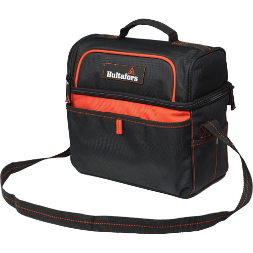Sac &agrave; outils et glaci&egrave;re de 11", Polyester balistique, Noir/Rouge Mukwa Safety Services
