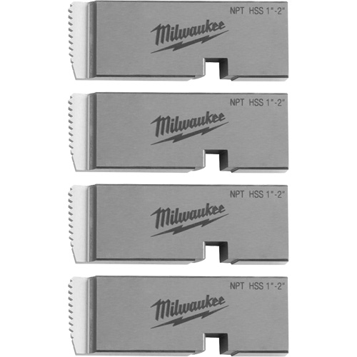 Fili&egrave;res de filetage pour tuyaux universel NPT, Pour tuyau de 1"-2", Haute vitesse pour acier inoxydable Mukwa Safety Services