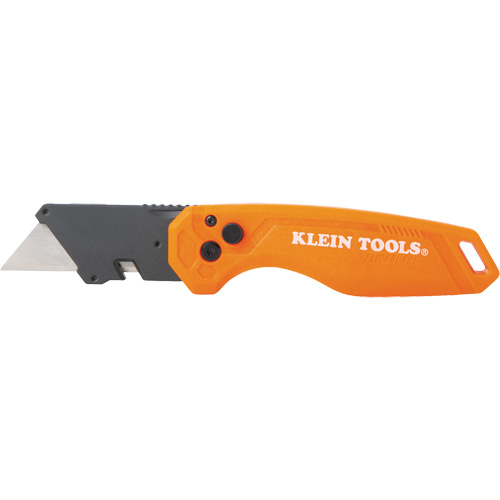 Folding Utility Knife, 1" Blade, Steel Blade, Plastic Handle Mukwa Safety Services