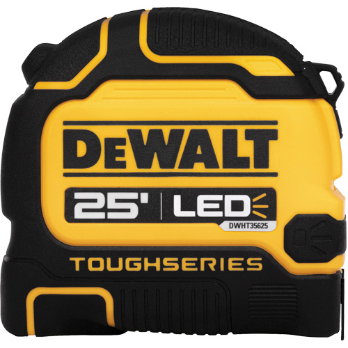 Ruban &agrave; mesurer &agrave; lampe DEL TOUGHSERIES, 25' Mukwa Safety Services