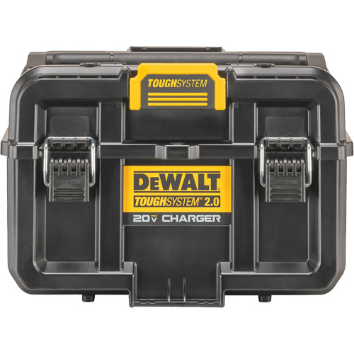 Chargeur 20V &agrave; deux ports ToughSystem 2.0, 14" x 15" x 9", Noir/Jaune Mukwa Safety Services