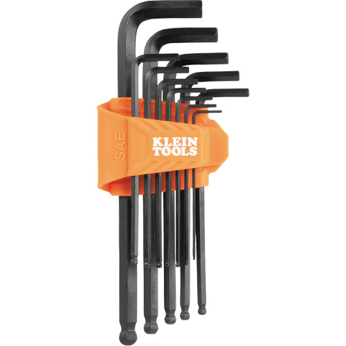 L-Style Ball-End Hex Key Wrench Set, 12 Pcs., Imperial Mukwa Safety Services