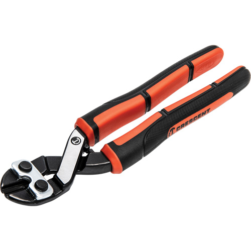 Compact Wire & Bolt Cutter, 8-1/2" L, Angle Cut Mukwa Safety Services