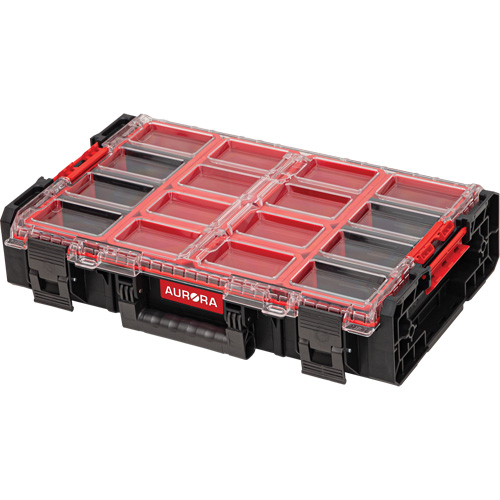 Organisateur 2 fois tr&egrave;s-grand avec bacs Arx, 23" x 15-1/5" x 6-4/5", Noir Mukwa Safety Services
