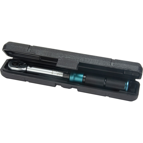 72-Tooth Torque Wrench, Click, 1/4" Square Drive, 20 - 200 in-lbs. Mukwa Safety Services