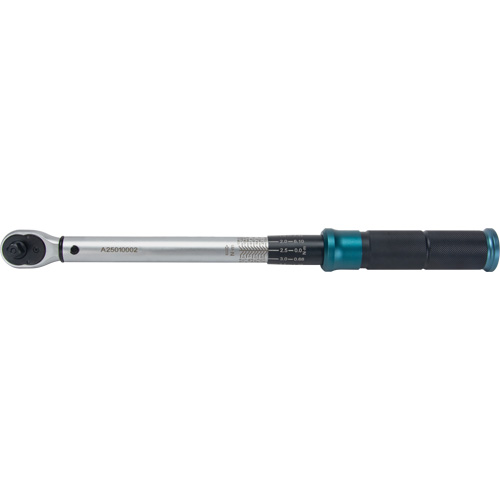 72-Tooth Torque Wrench, Click, 3/8" Square Drive, 10 - 100 ft-lbs. Mukwa Safety Services