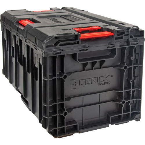 Boîte &agrave; outils Arx avec un tiroir, 11-1/5'' la x 18-3/10" p x 9-1/10" h, Noir/Rouge Mukwa Safety Services