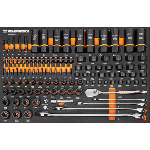 97-Piece Bolt Biter Mechanics Tool Set in Foam Storage Tray Mukwa Safety Services