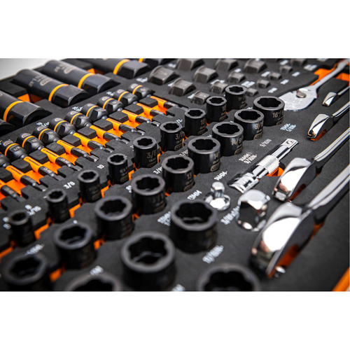 97-Piece Bolt Biter Mechanics Tool Set in Foam Storage Tray Mukwa Safety Services
