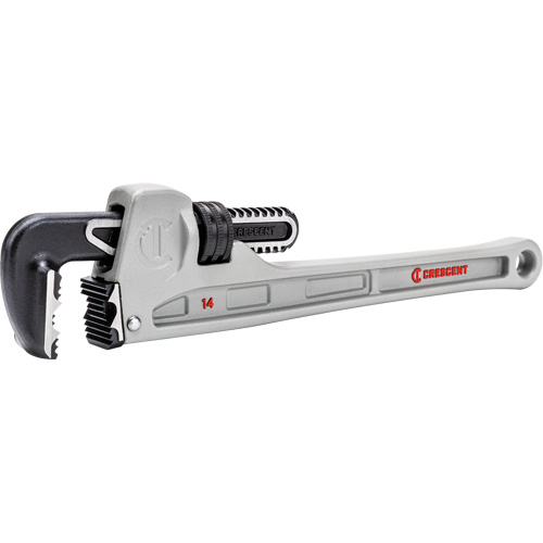 K9 Jaw Pipe Wrench, 2-3/8" Jaw Capacity, 14" Long, Powder Coated Finish, Non-Ergonomic Handle Mukwa Safety Services