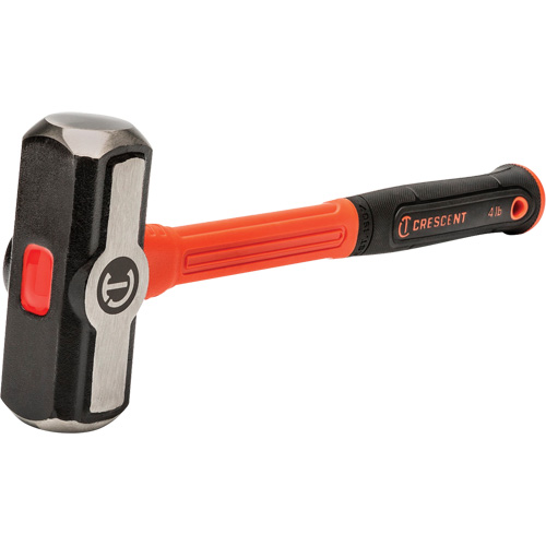 Fiberglass Engineer Hammer, 4 lbs Head Weight, 14" L Mukwa Safety Services
