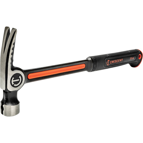 Marteau de charpente en acier avec face meul&eacute;e, 22 oz, Prise en Acier plein, 16" lo Mukwa Safety Services